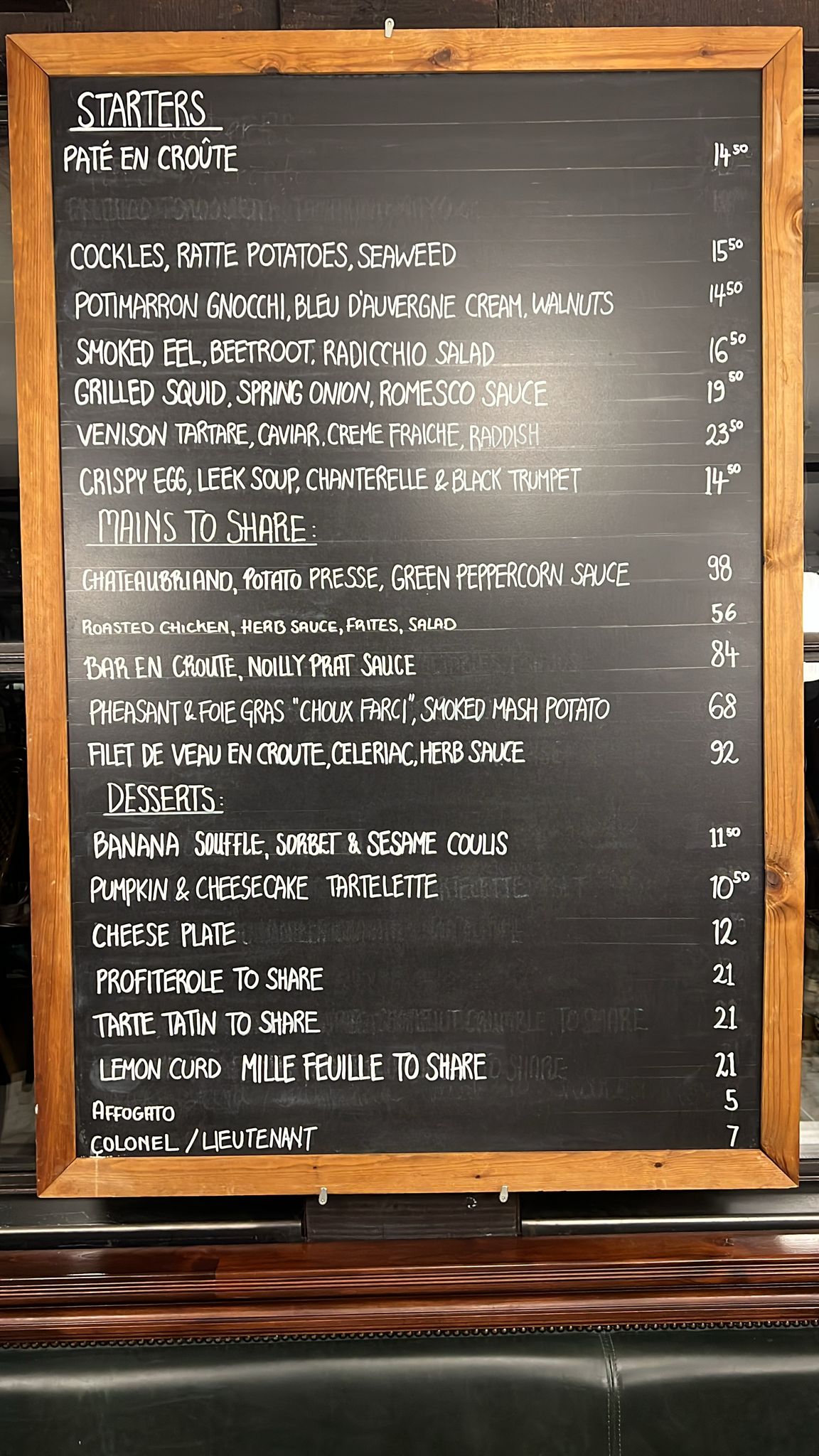 PIque-Nique Menu du jour