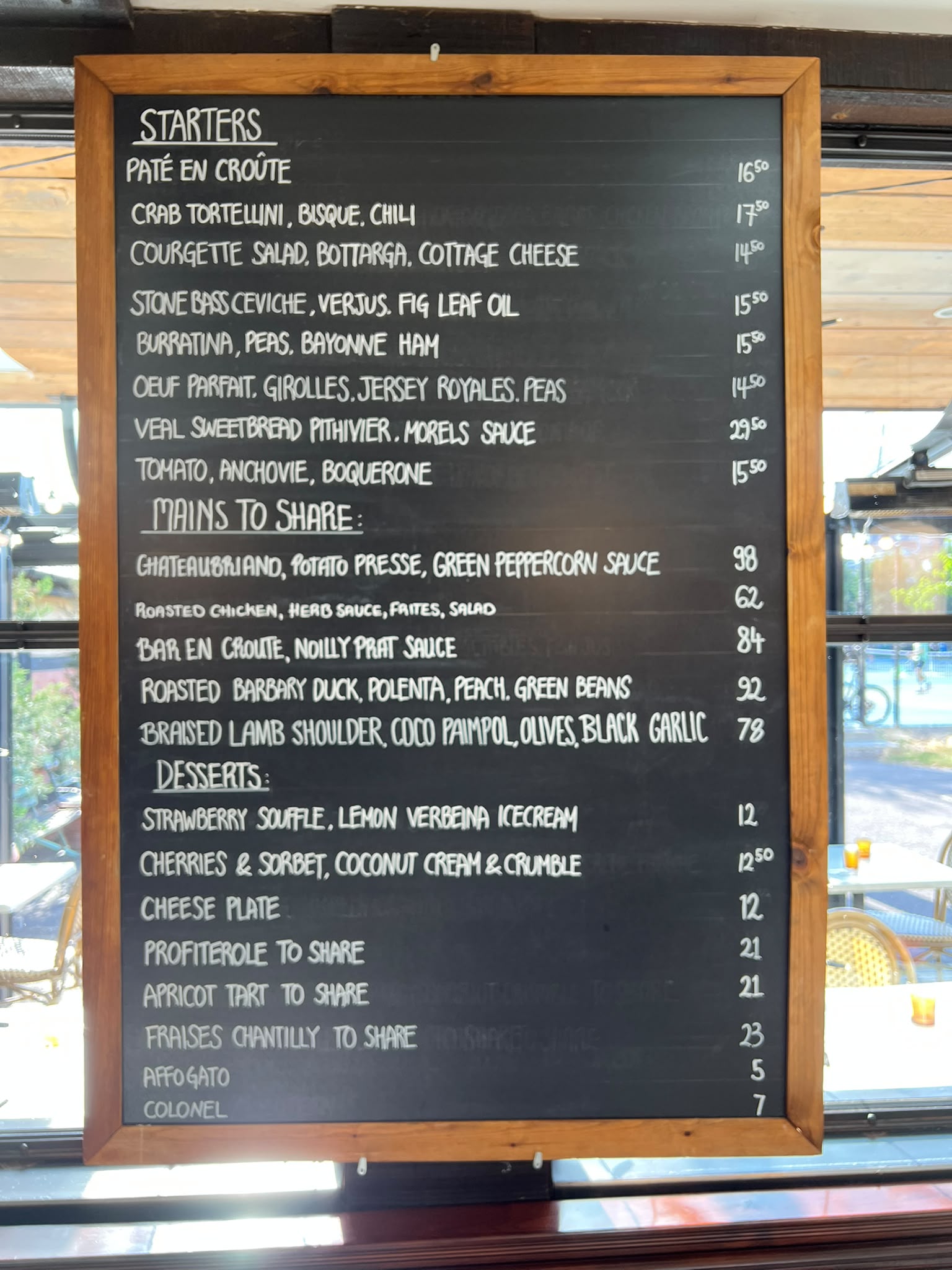 PIque-Nique Menu du jour